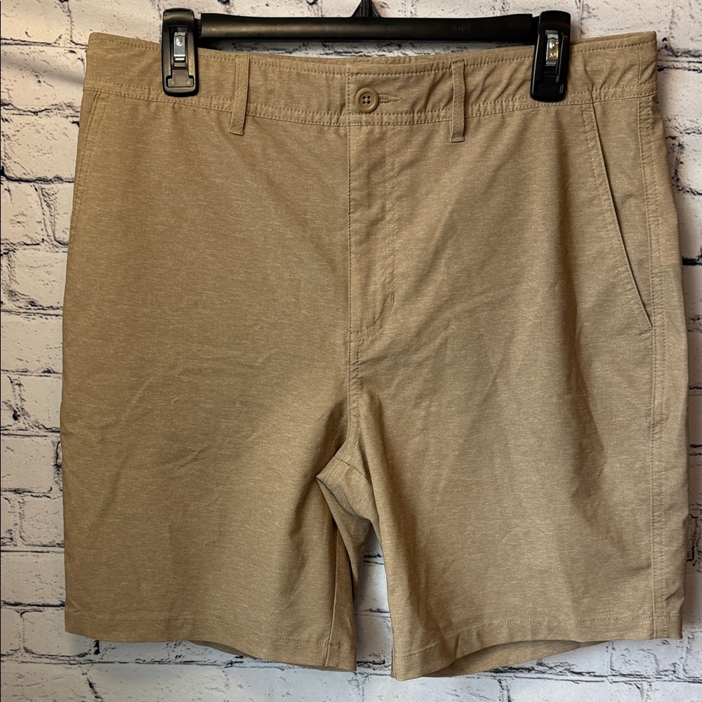 Dockers Men's Khaki Flat Front Shorts